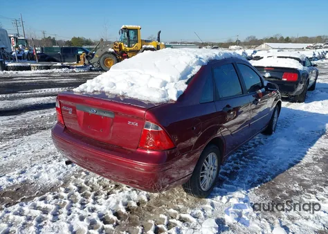 2006 Ford Focus Zx4 из США, поврежденный, VIN 1FAFP34N16W232275